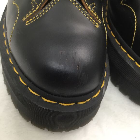 DR. MARTENS Unisex-Adult Black Church Quad Archive Ankle Boot Sz 8 - Picture 9 of 11